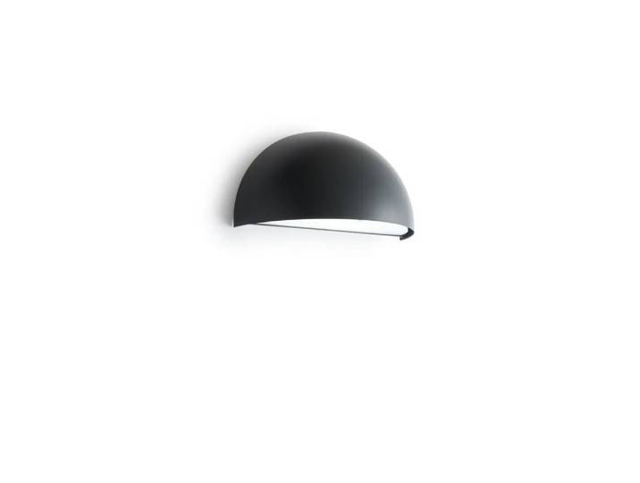 Light-Point Applique Rørhat black, LED