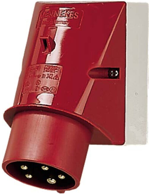 Mennekes Prise murale 32A, 5p, 6h, 400V, IP44 354 (354)