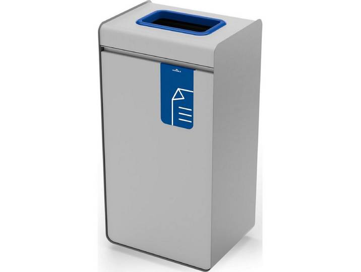 DURABLE Papierkorb Wertstoffsammler DURASORT 55 Liter Papier - Metall Innenbehälter Kunst
