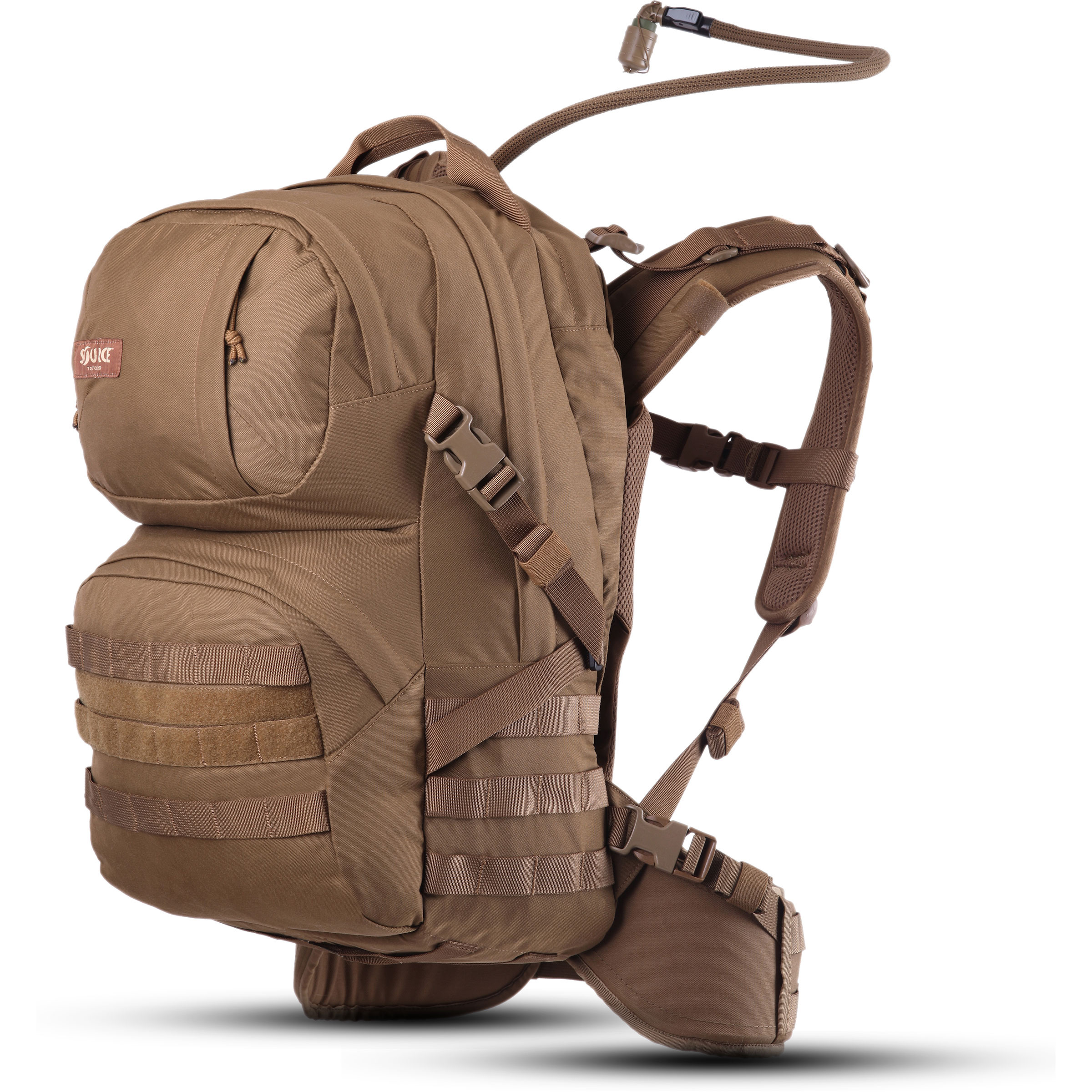 Source Patrol Trinkrucksack Wanderrucksack braun Größe 35L Camping