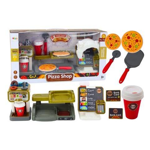 Lean Toys Set Shop Pizza Kaffee Getränke Kasse (49678474)
