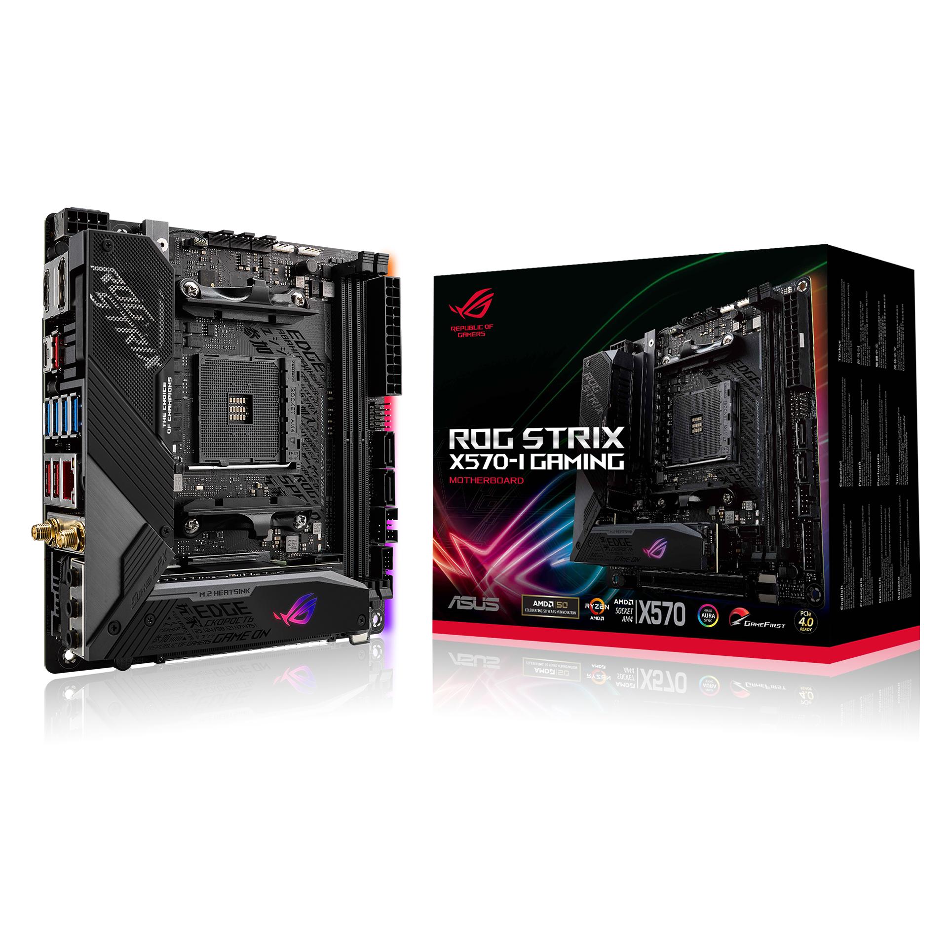 ASUS ROG Strix X570-I Gaming (AM4, AMD X570, Mini-ITX) (90MB1140-M0EAY0)