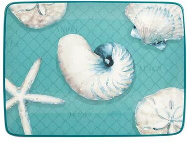 "Certified International Ocean View Rectangular Platter - 16"" x 12"" x 1.25"""