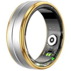 Neuer Smartring SR06 Silber&Gold, Größe 9 / 21