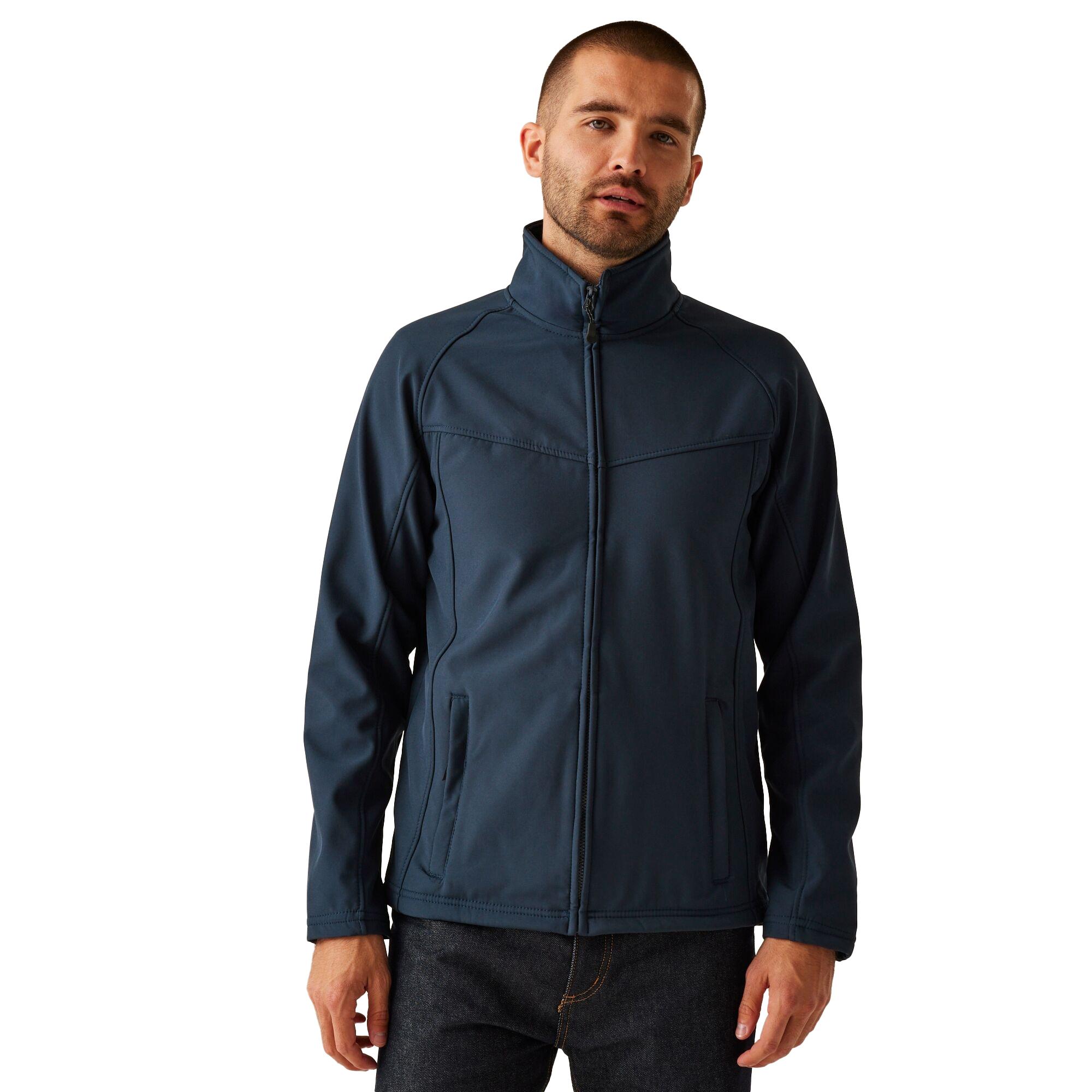 Regatta Professional Heren Uproar Soft Shell Jas (Marine)