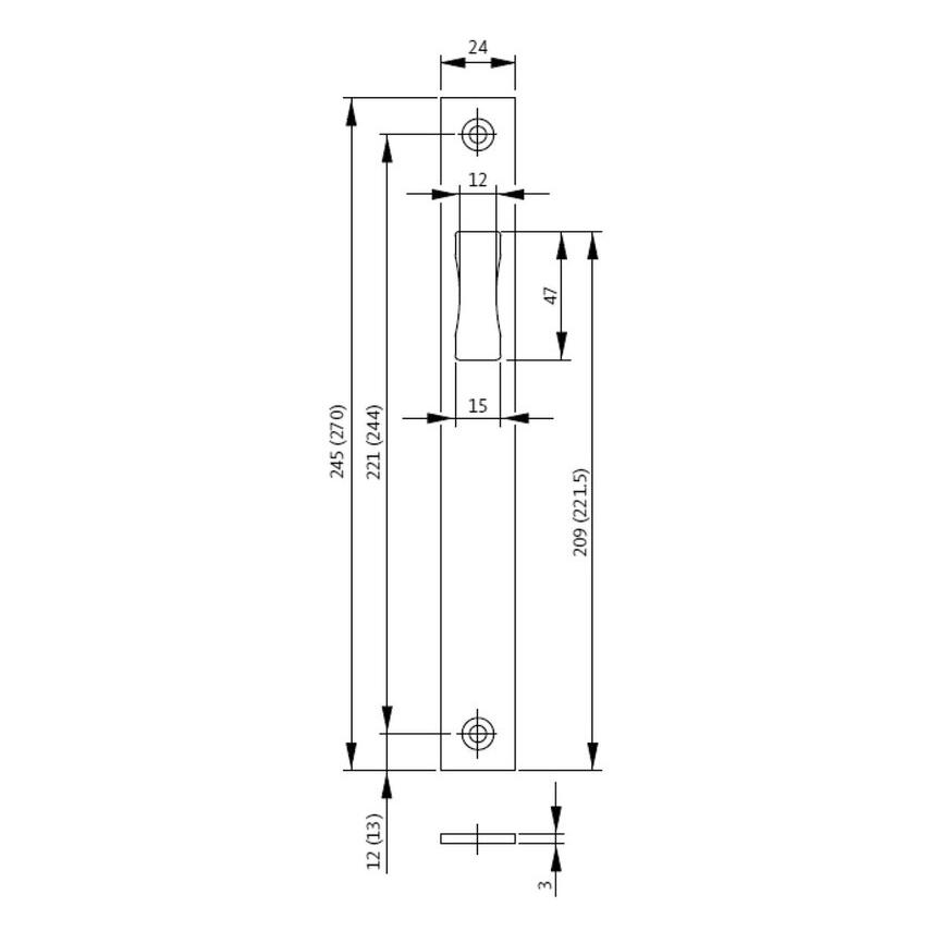 G-U Flachschliessbleche B-9000 (Schliessblech) (B 9000 1400)