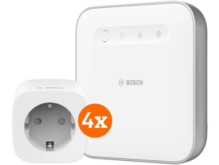 Bosch Smart Plug Compact 4-Pack + Smart Home Controller