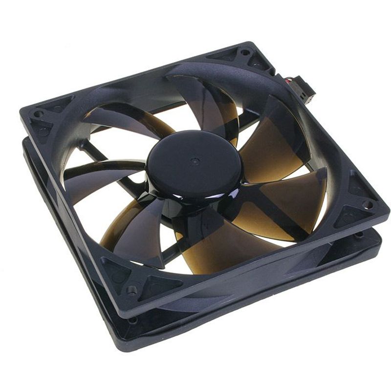 Noiseblocker NB-BlackSilentPRO PLPS 120x120x25mm 600-1500 U/min 8-24 dB(A) schwarz
