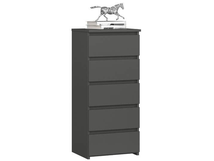 Akord Buffet Graphite Brillant 40X35X92