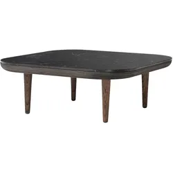 &Tradition Fly SC4 Couchtisch, eiche geräuchert / honed nero marquina marmor