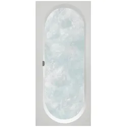 Villeroy & Boch Oberon 2.0 Whirlpool-Badewanne, rechteckig, 1800 x 800 mm, Höhe 625 mm, Weiße Alpin, 2 Personen, 190 Liter Füllmenge