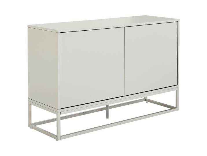 Mid.you Sideboard Libreville, Kaschmir, Metall, 2 Fächer, 120x76x40 cm, Wohnzimmer, Kommoden & Sideboards, Sideboards