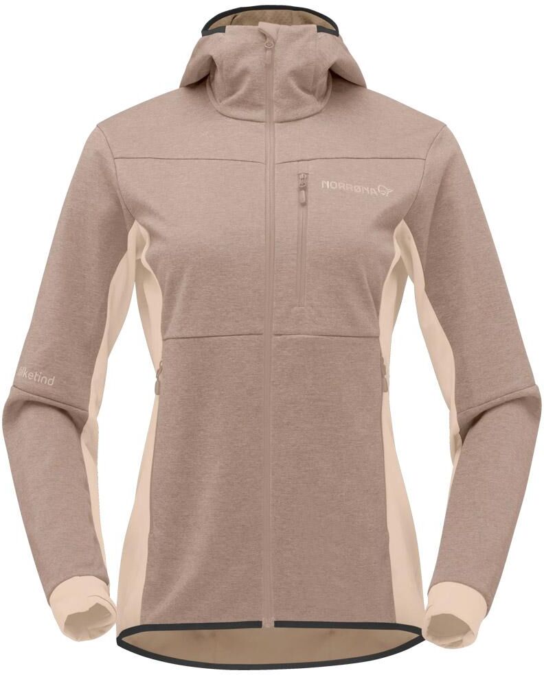 Norrona  - Falketind Warm2 Octa Hood W's Winter Twig - L - Polaire