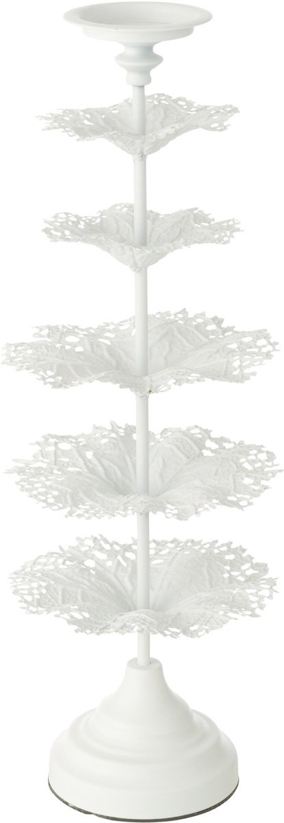 J-Line Kaarshouder Boom Metaal Wit Small