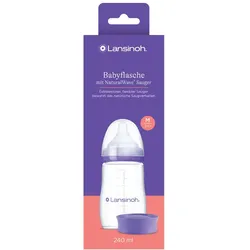 Lansinoh Babyflasche&naturalwave Sauger M 240ml 1 St