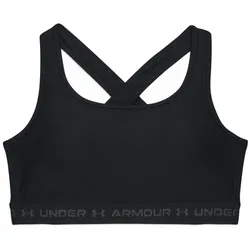 UNDER ARMOUR Crossback Mid Sport-BH Damen 001 - black/black/jet gray 1X