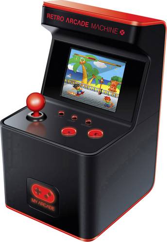 My Arcade Retro Machine X Retro Konsole Schwarz