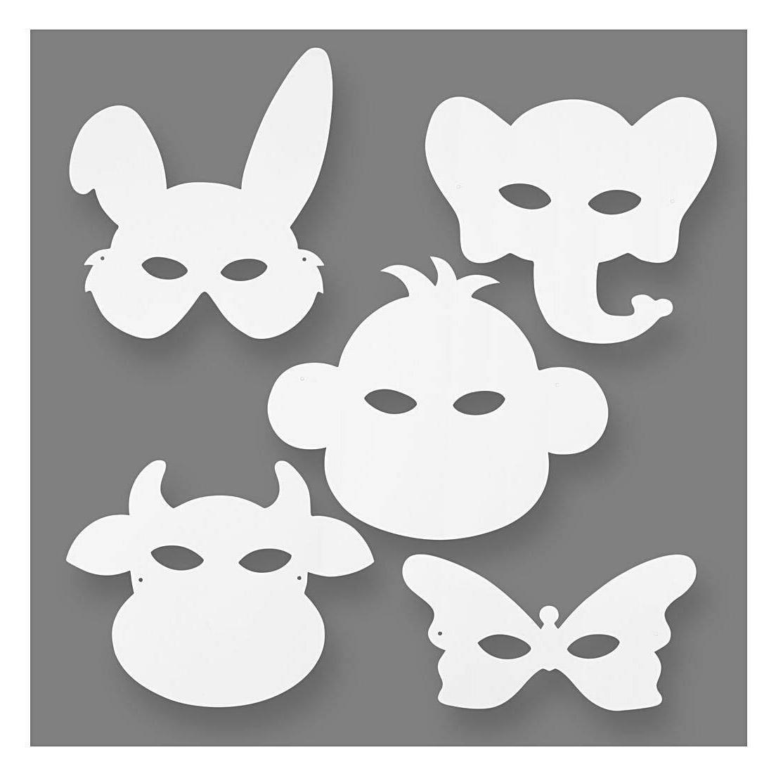 Creativ Company Knutsel Maskers Dieren (16 Stk.) (95201)