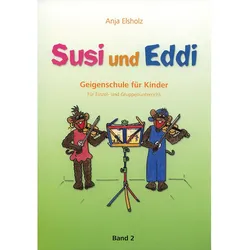 Heinrichshofen Susi & Eddi Geigenschule für Kinder Bd.2 - Lehrbuch