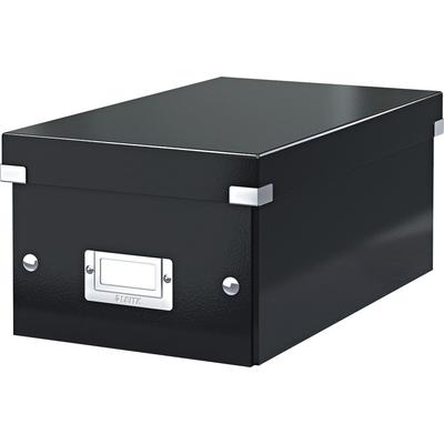 LEITZ Ablagebox Click & Store DVD schwarz Packung mit 6 Stück