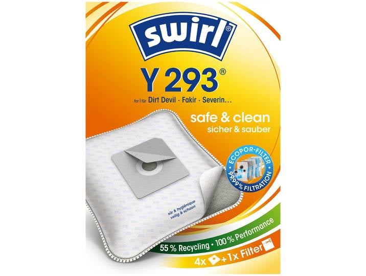 Swirl Staubfilterbeutel Y293 MicroPor Plus AirSpace