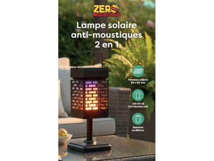 Zeromoustique - Appareil Anti Moustique Solaire Anti-Moustique