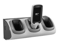 Zebra 3-Slot High Density Locking Cradle - Handheld-Ladestation (CRD-MC18-3SLCKH-01)