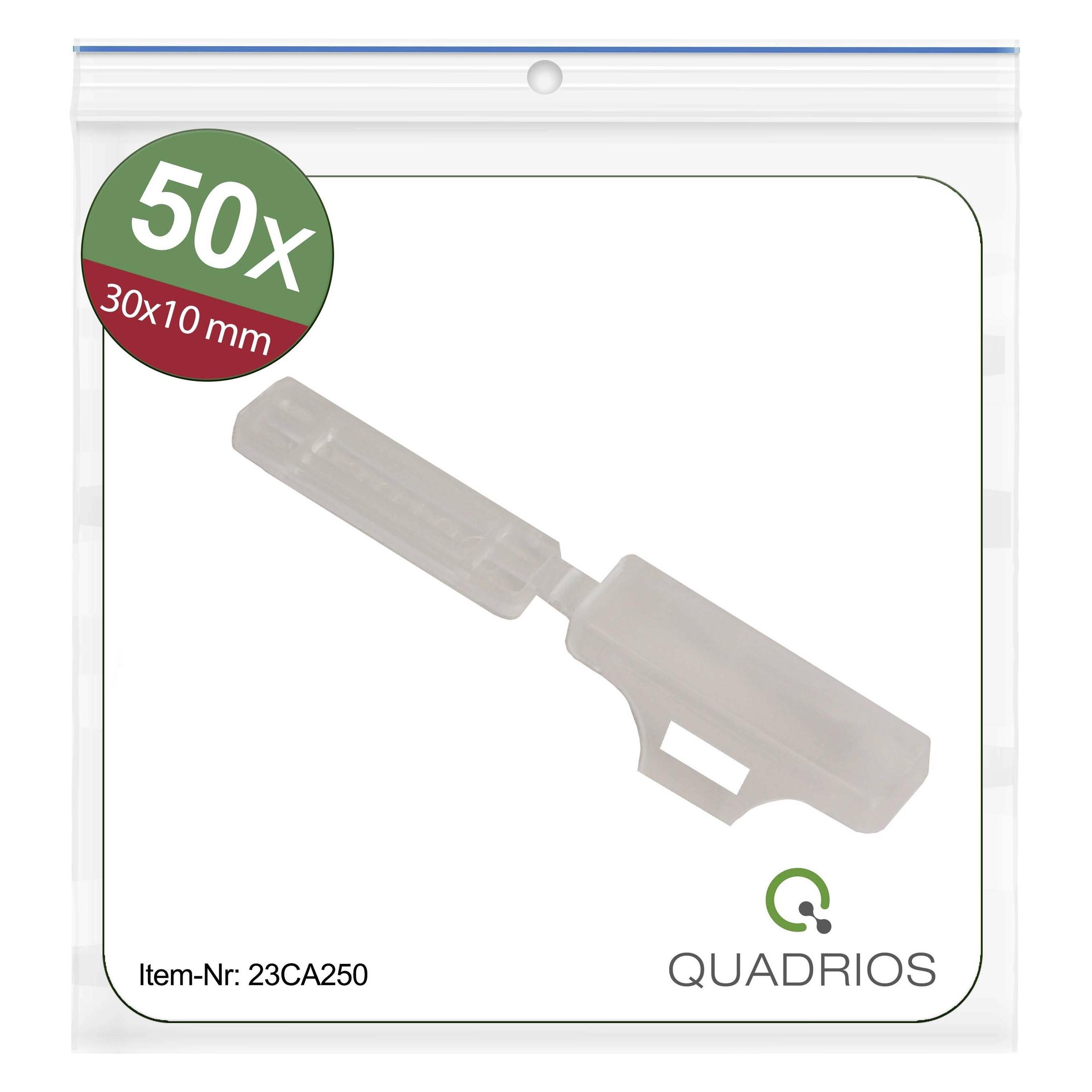 Quadrios 23CA250 23CA250 Zeichenträger Montage-Art: Kabelbinder Beschriftungsflä (23CA250)