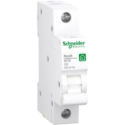 Schneider Electric, Schutzschalter, SE R9F24106 Leitungsschutzschalter Resi9 1P, 6A, C Charakteristik, 6kA