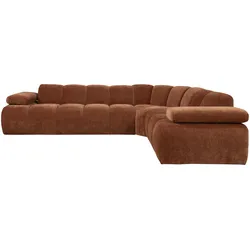 Ecksofa Mojo Rostfarben S: 310x230 cm