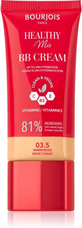 Bourjois Healthy Mix Clean & Vegan BB Cream BB cream shade 3,5 Warm Beige 30 ml