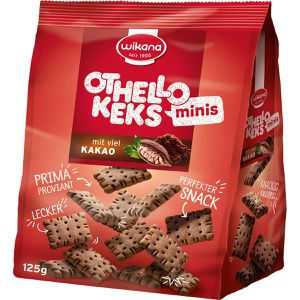 Wikana Kekse Othello Keks Minis, mit Kakao, 125 g