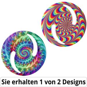 Moses Wurfscheibe bunte Soft-Wurfscheibe, 038078, Freizeitscheibe, 51g, farbig sortiert, Ø 22cm