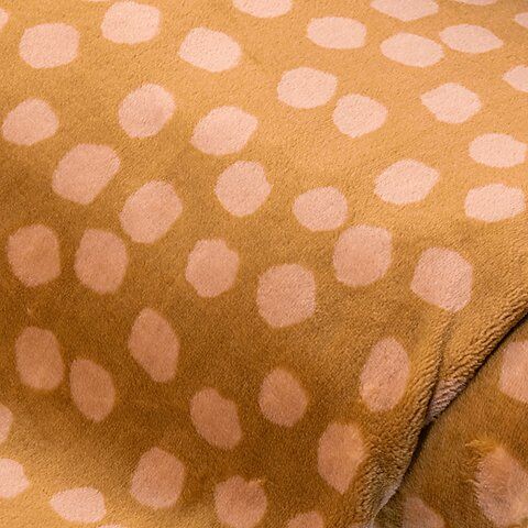Wellness-Fleece "Punkte", senf-color