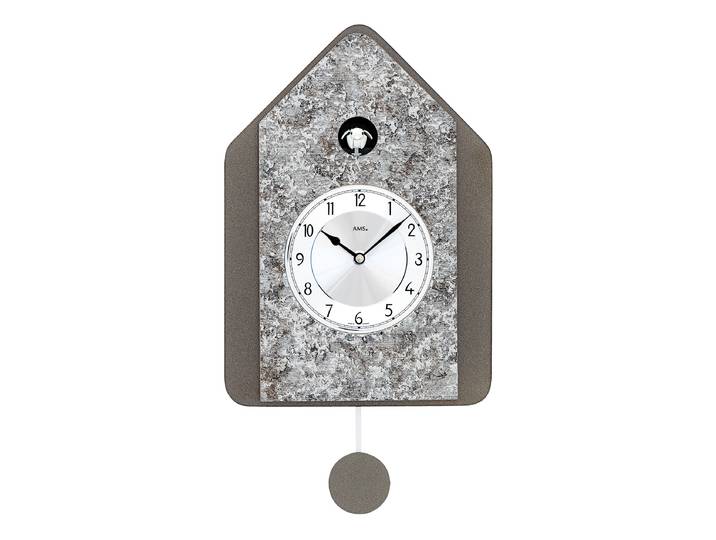 Pendeluhr Piau Metallic 24 x 34 x 5cm Multicolor/Silber