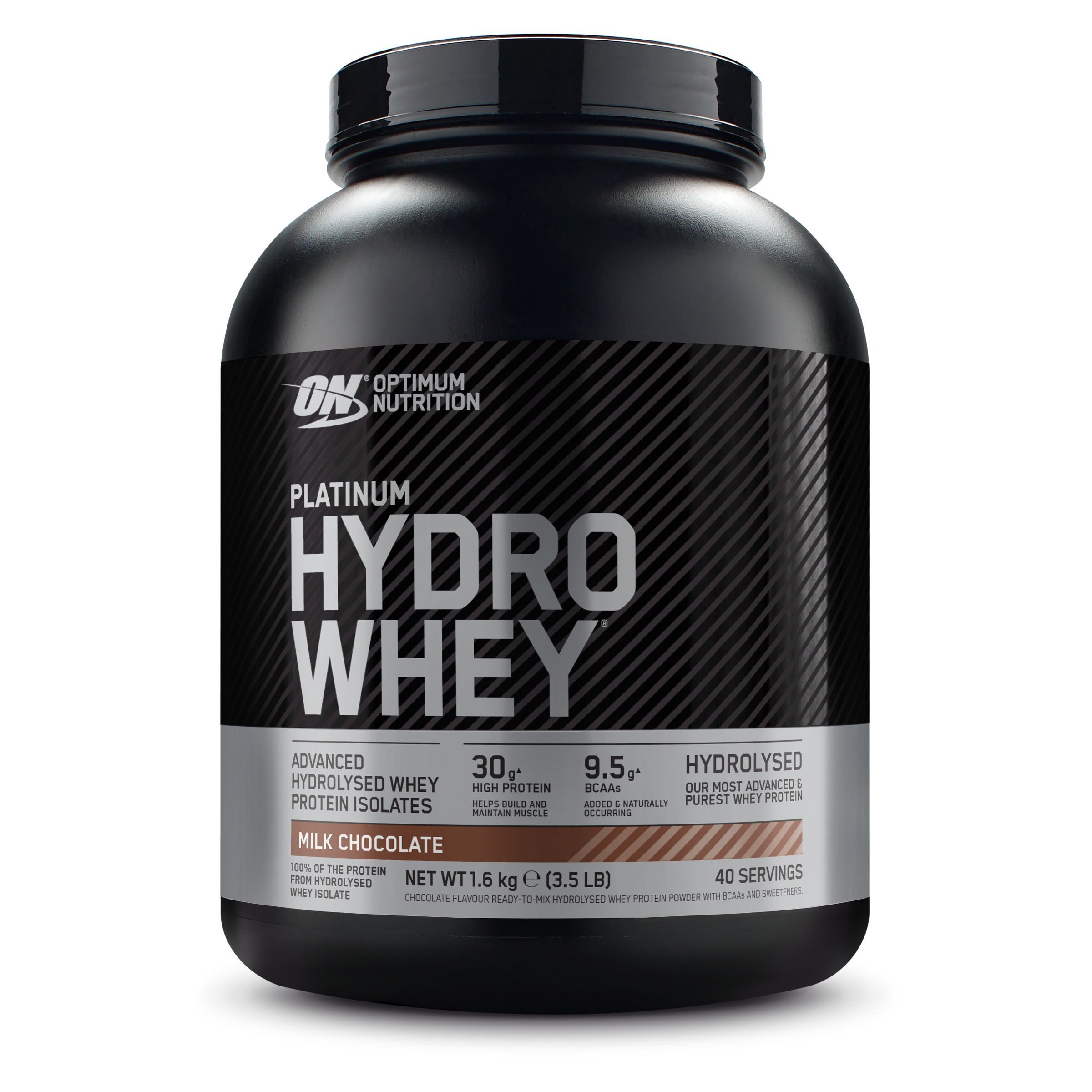 Optimum Nutrition Hydro Whey, Schokolade, Pulver 1600 g