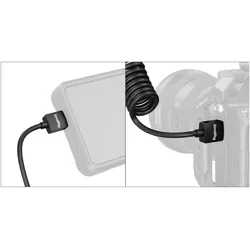 2x SmallRig HDMI (Typ A) — HDMI (Typ A) (1.20 m), Videokabel, Schwarz