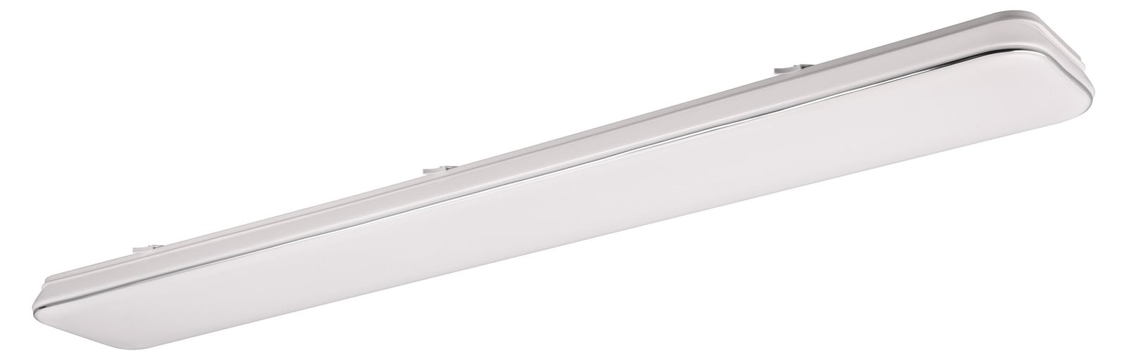 Trio Blanca LED plafondlamp rechthoekig wit/chroom met 46W dimbare lichtbron 4000K