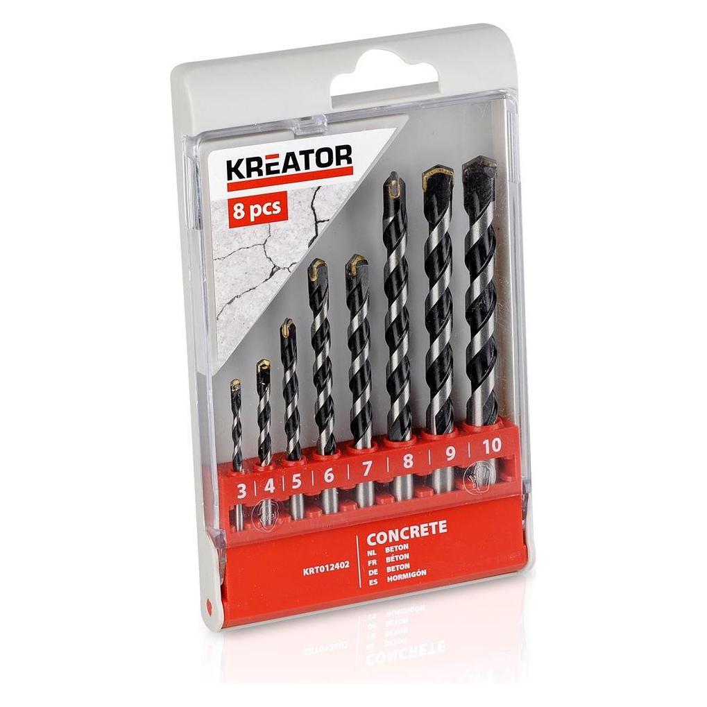 Kreator Betonbohrer-satz Ø 3-10mm - 8 St. (KRT012402)