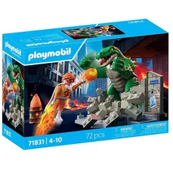 PLAYMOBIL 71831 - Heroes -  Helden-Showdown mit der Riesenechse