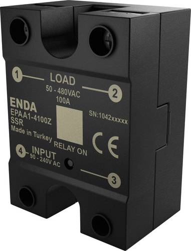 Enda Halbleiterrelais EPAA1-240Z 40A Schaltspannung (max.): 320 V/AC Nullspannungsschaltend 1St.