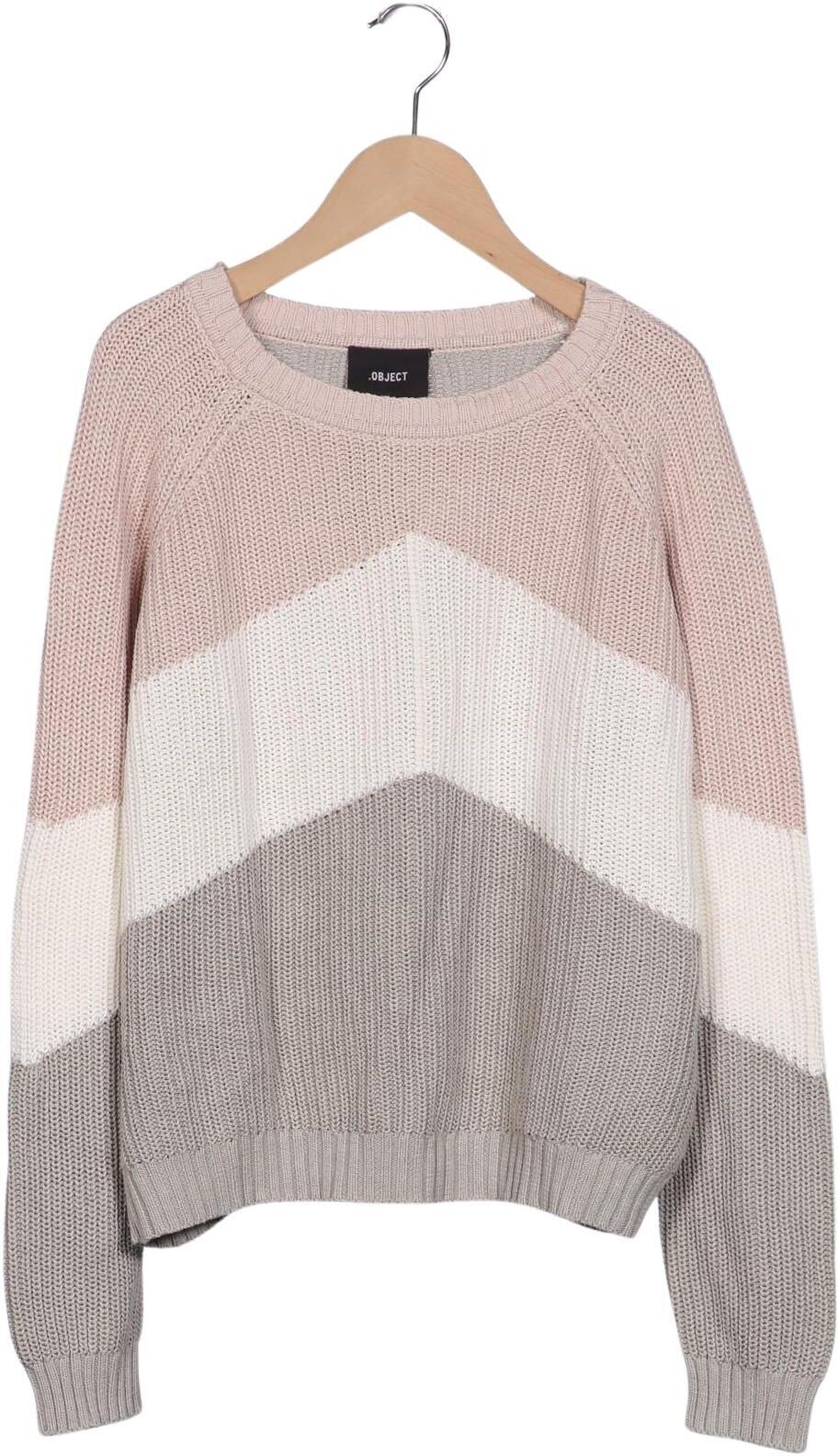 Object Damen Pullover, Mehrfarbig, Gr. L, Synthetik / Baumwolle - Second Hand