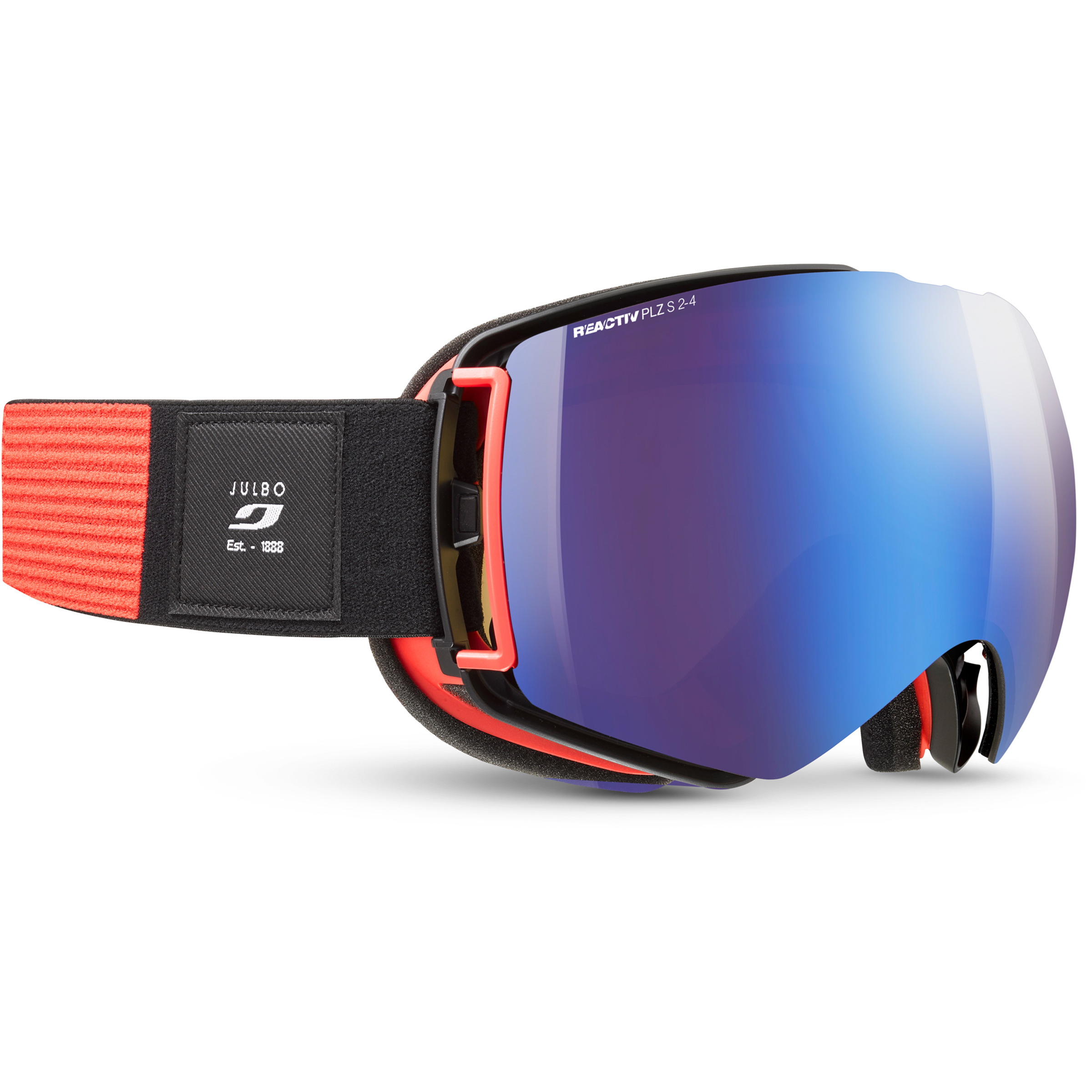 Julbo Lightyear Reactiv 2-4 Polarized Skibrille Skibrillen rot Trekking