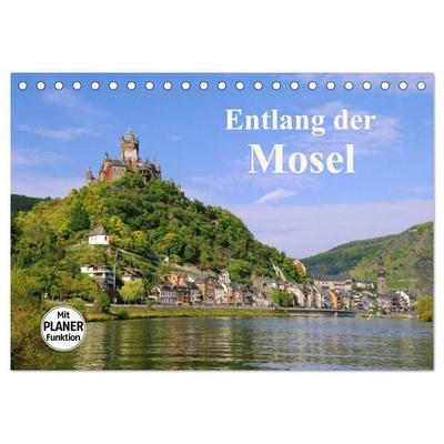 Entlang der Mosel (Tischkalender 2027 DIN A5 quer), CALVENDO Monatskalender