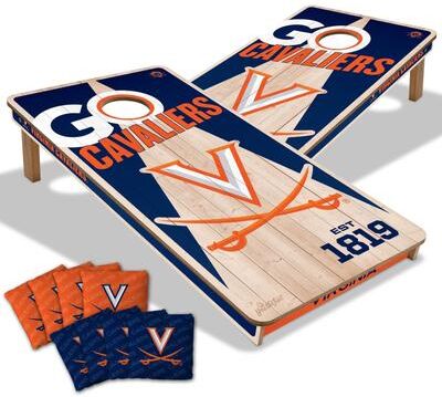 Skip's Garage Virginia Cavaliers NCAA 2x4 Cornhole Board Set