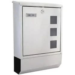 Rottner Briefkasten »Corto Inox«, 30x43.5x10 cm