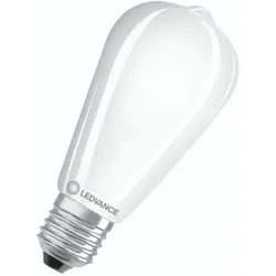 Ledvance E27 LED Lampe Classic in Kolbenform matt 6,5W wie 55W 2700K warmweißes Licht
