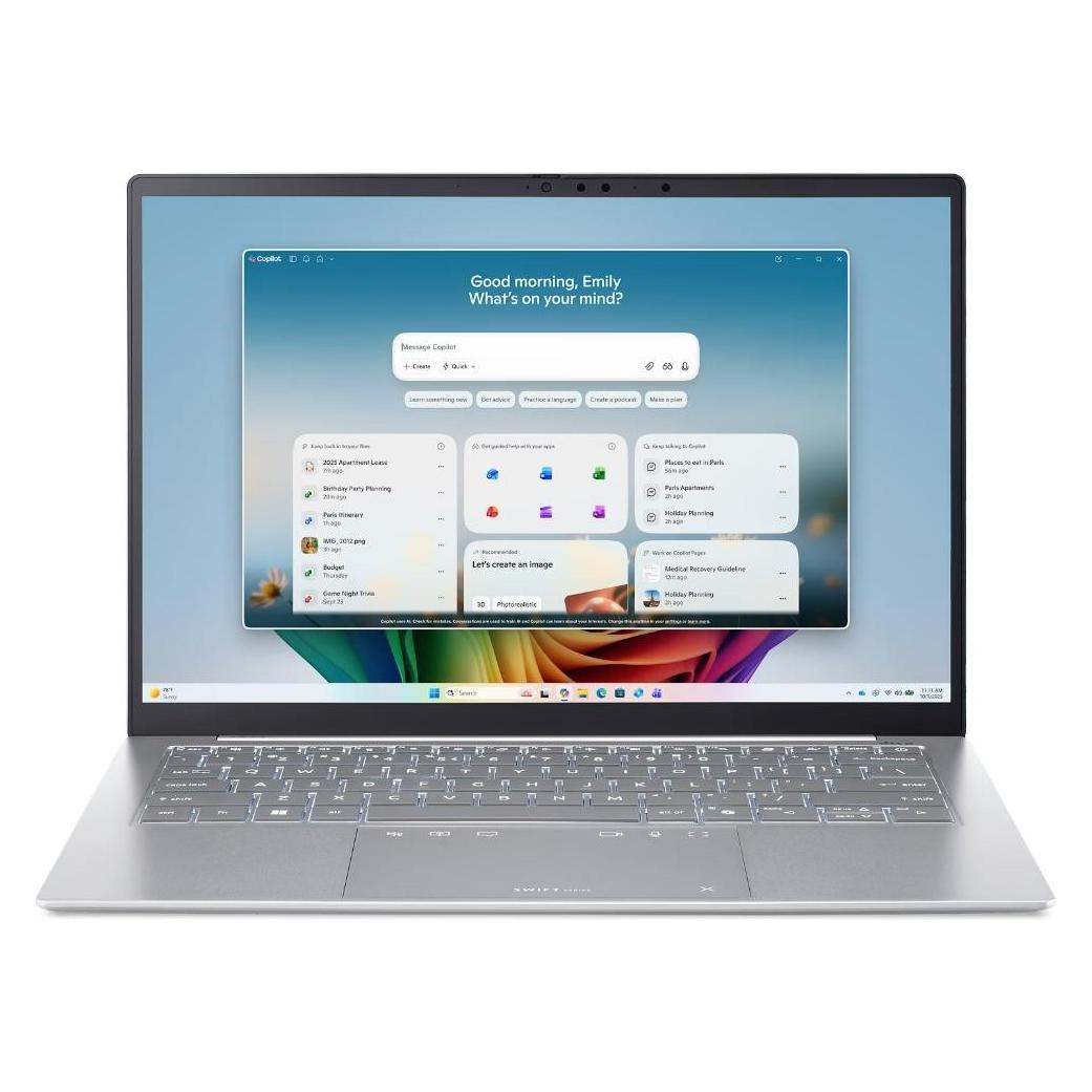 Acer Swift Edge 14 (14", 512 GB, 16 GB, DE, Intel Core Ultra 7 355) (NX.JVQEC.002)