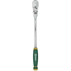 SATA, Ratsche, Gelenkkopf-Umschaltknarre mit Komfort-Griff, lang, 72 Zahn, 3/8 Zoll (3/8")