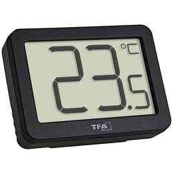 TFA Dostmann Digitales Thermometer Thermometer Schwarz 30.1065.01
